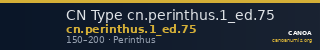CN Type cn.perinthus.1_ed.75 — CANOA