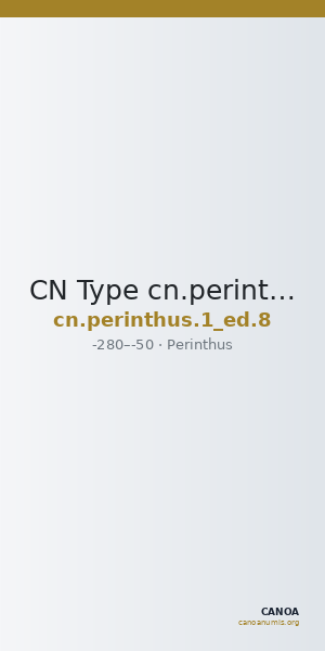 CN Type cn.perinthus.1_ed.8 — CANOA