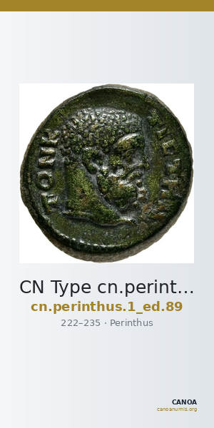 CN Type cn.perinthus.1_ed.89 — CANOA
