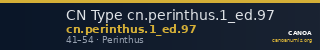 CN Type cn.perinthus.1_ed.97 — CANOA