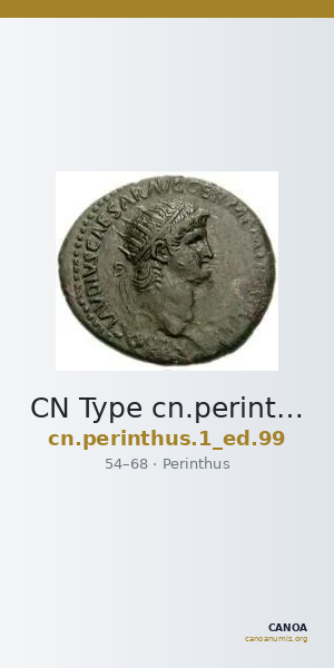 CN Type cn.perinthus.1_ed.99 — CANOA