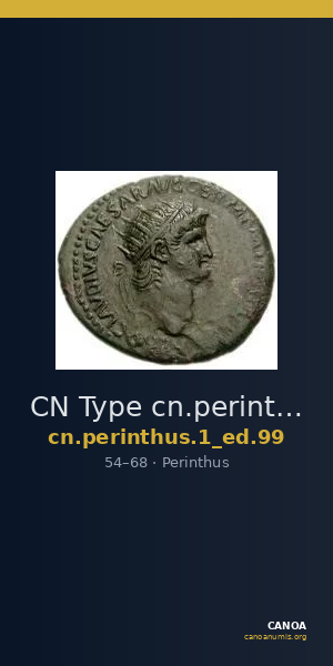CN Type cn.perinthus.1_ed.99 — CANOA