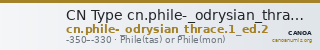 CN Type cn.phile-_odrysian_thrace.1_ed.2 — CANOA