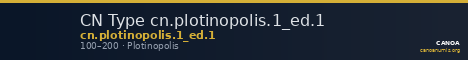 CN Type cn.plotinopolis.1_ed.1 — CANOA