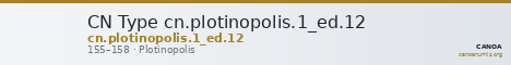 CN Type cn.plotinopolis.1_ed.12 — CANOA
