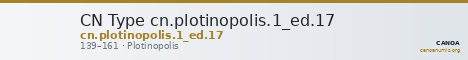 CN Type cn.plotinopolis.1_ed.17 — CANOA