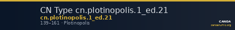 CN Type cn.plotinopolis.1_ed.21 — CANOA