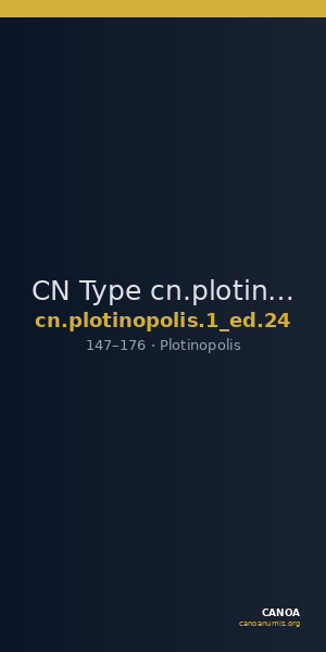 CN Type cn.plotinopolis.1_ed.24 — CANOA