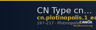 CN Type cn.plotinopolis.1_ed.39 — CANOA