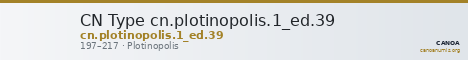 CN Type cn.plotinopolis.1_ed.39 — CANOA
