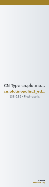 CN Type cn.plotinopolis.1_ed.4 — CANOA