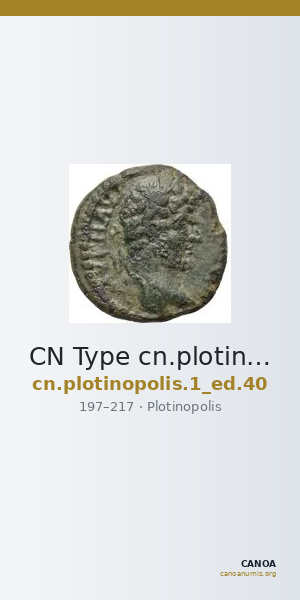 CN Type cn.plotinopolis.1_ed.40 — CANOA