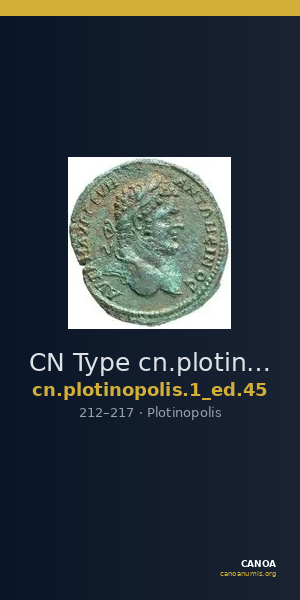 CN Type cn.plotinopolis.1_ed.45 — CANOA