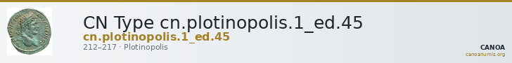CN Type cn.plotinopolis.1_ed.45 — CANOA