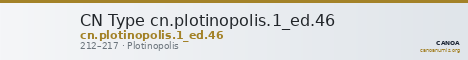 CN Type cn.plotinopolis.1_ed.46 — CANOA