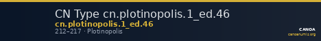 CN Type cn.plotinopolis.1_ed.46 — CANOA