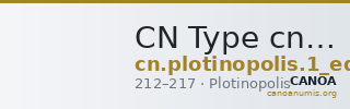 CN Type cn.plotinopolis.1_ed.47 — CANOA