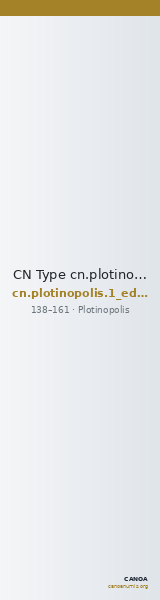 CN Type cn.plotinopolis.1_ed.5 — CANOA
