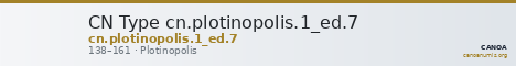 CN Type cn.plotinopolis.1_ed.7 — CANOA