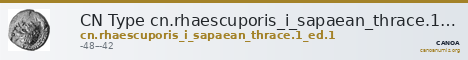 CN Type cn.rhaescuporis_i_sapaean_thrace.1_ed.1 — CANOA
