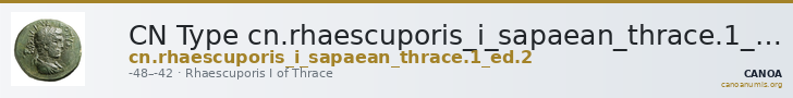 CN Type cn.rhaescuporis_i_sapaean_thrace.1_ed.2 — CANOA