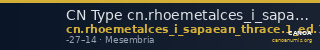 CN Type cn.rhoemetalces_i_sapaean_thrace.1_ed.1 — CANOA