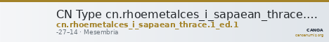 CN Type cn.rhoemetalces_i_sapaean_thrace.1_ed.1 — CANOA