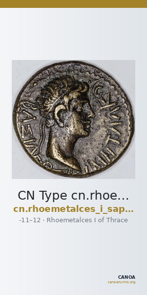 CN Type cn.rhoemetalces_i_sapaean_thrace.1_ed.10 — CANOA