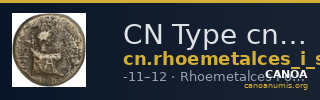 CN Type cn.rhoemetalces_i_sapaean_thrace.1_ed.11 — CANOA