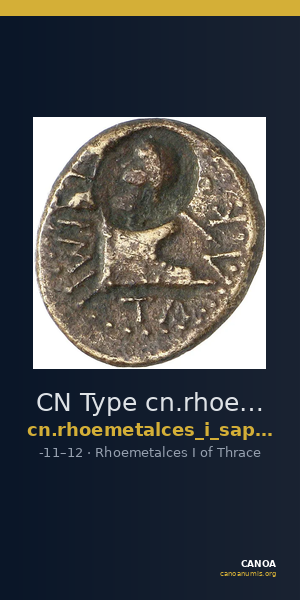 CN Type cn.rhoemetalces_i_sapaean_thrace.1_ed.12 — CANOA