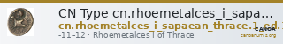 CN Type cn.rhoemetalces_i_sapaean_thrace.1_ed.12 — CANOA