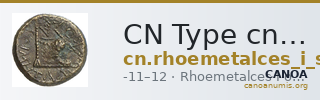 CN Type cn.rhoemetalces_i_sapaean_thrace.1_ed.13 — CANOA