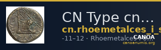 CN Type cn.rhoemetalces_i_sapaean_thrace.1_ed.13 — CANOA