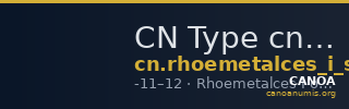 CN Type cn.rhoemetalces_i_sapaean_thrace.1_ed.2 — CANOA