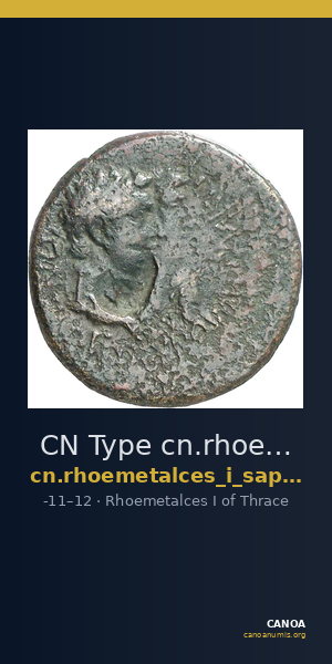 CN Type cn.rhoemetalces_i_sapaean_thrace.1_ed.4 — CANOA