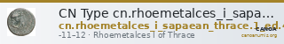 CN Type cn.rhoemetalces_i_sapaean_thrace.1_ed.4 — CANOA