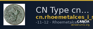 CN Type cn.rhoemetalces_i_sapaean_thrace.1_ed.5 — CANOA