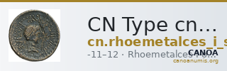 CN Type cn.rhoemetalces_i_sapaean_thrace.1_ed.8 — CANOA