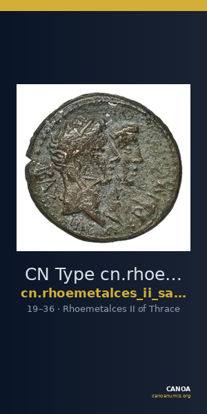 CN Type cn.rhoemetalces_ii_sapaean_thrace.1_ed.1 — CANOA