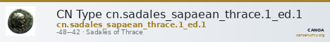 CN Type cn.sadales_sapaean_thrace.1_ed.1 — CANOA