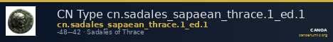 CN Type cn.sadales_sapaean_thrace.1_ed.1 — CANOA
