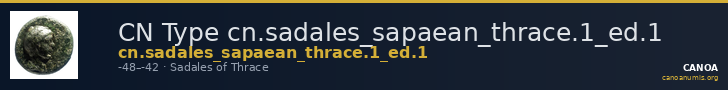 CN Type cn.sadales_sapaean_thrace.1_ed.1 — CANOA