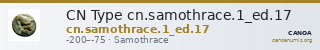 CN Type cn.samothrace.1_ed.17 — CANOA