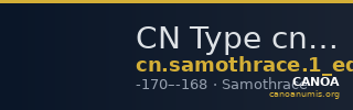 CN Type cn.samothrace.1_ed.30 — CANOA