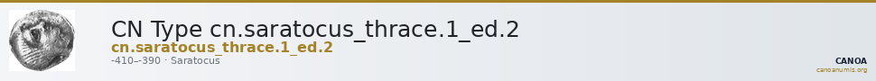 CN Type cn.saratocus_thrace.1_ed.2 — CANOA