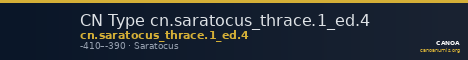 CN Type cn.saratocus_thrace.1_ed.4 — CANOA