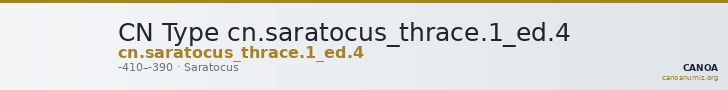 CN Type cn.saratocus_thrace.1_ed.4 — CANOA