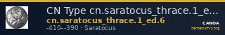 CN Type cn.saratocus_thrace.1_ed.6 — CANOA
