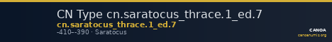 CN Type cn.saratocus_thrace.1_ed.7 — CANOA