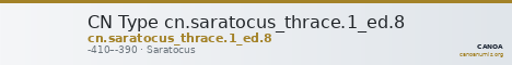 CN Type cn.saratocus_thrace.1_ed.8 — CANOA